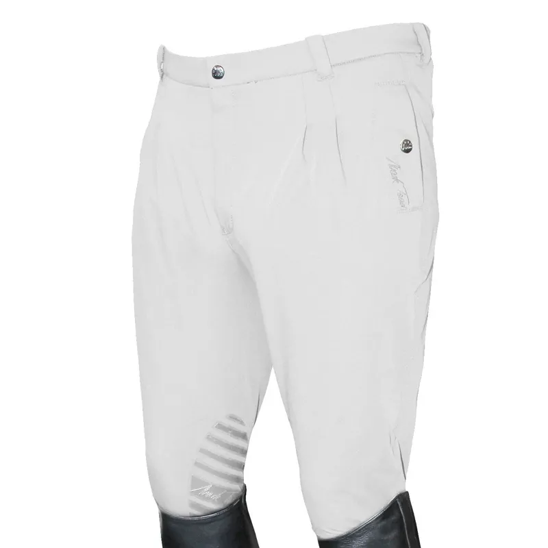 Mark Todd Mens Coolmax Grip Breeches In White
