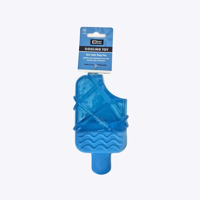 Danish Design Pet Cooling Ice Lolly Toy in Blue