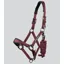 Premier Equine Corda Padded Head Collar With Lead Rope in Burgundy