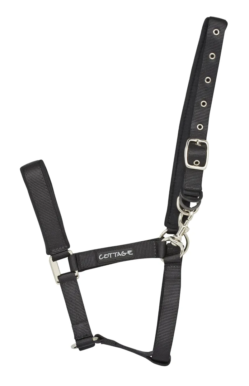 Cottage Craft Safe Turnout Headcollar in Black