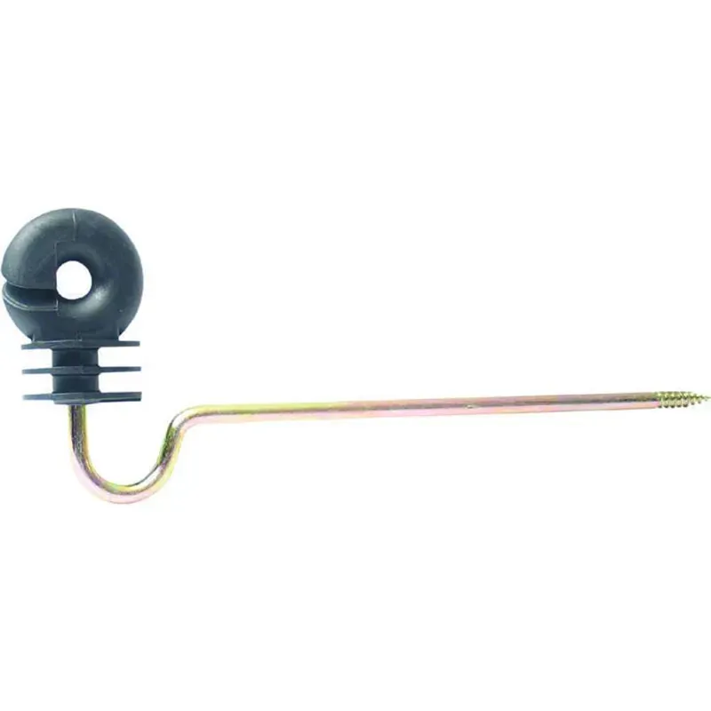 Agrifence H4815 Pack of 10 Offset Ring Insulator in Black