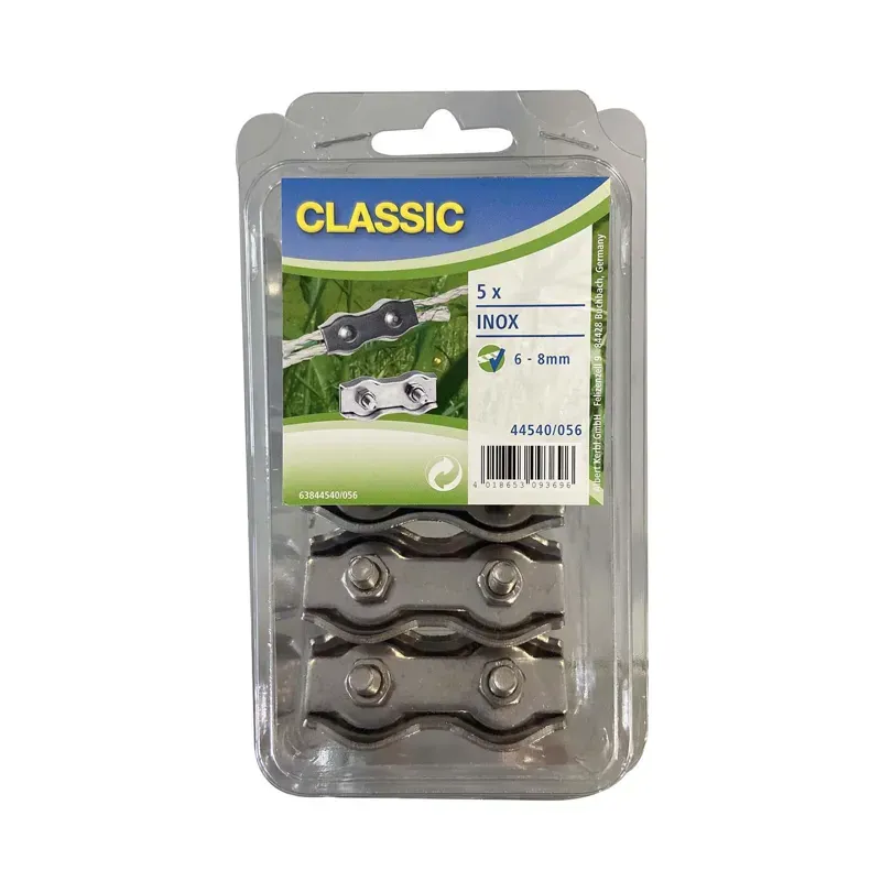 Corral Stainless Steel Rope Connectors in Silver