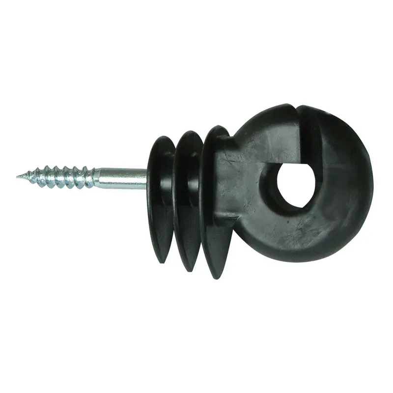 Corral 25 Pack Big C/W Short Support Ring Insulator in Black