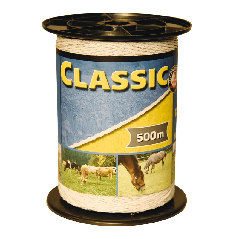 Corral 500m Classic Polywire Fencing in White