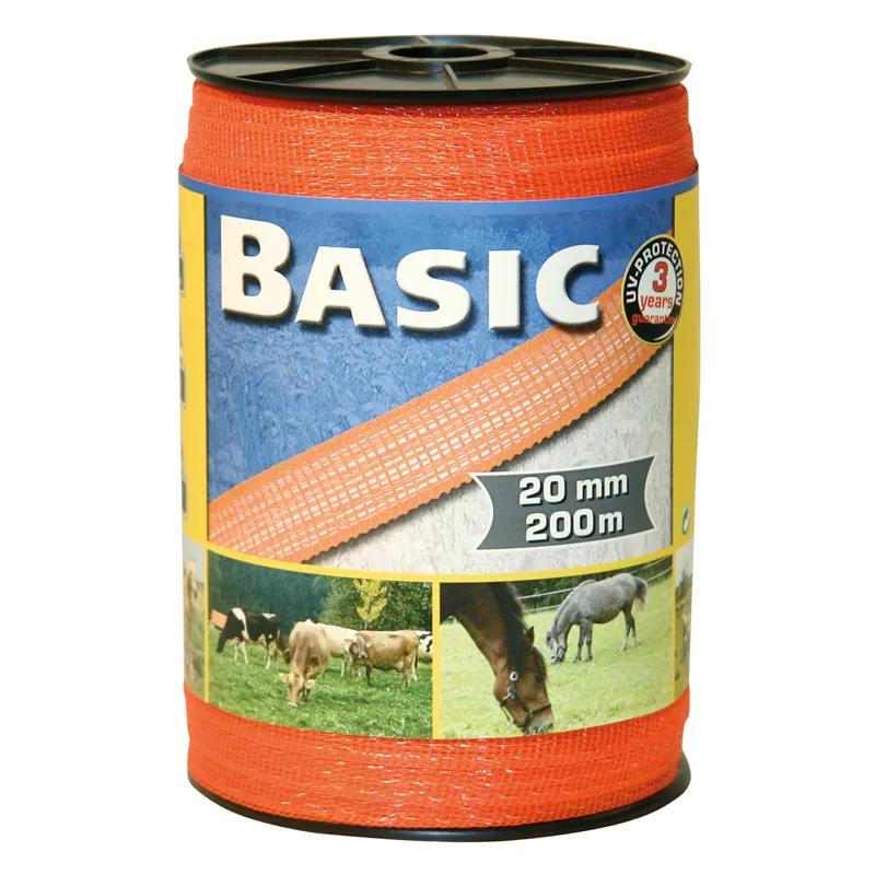 Corral 200mx20mm Basic Fencing Tape in Orange