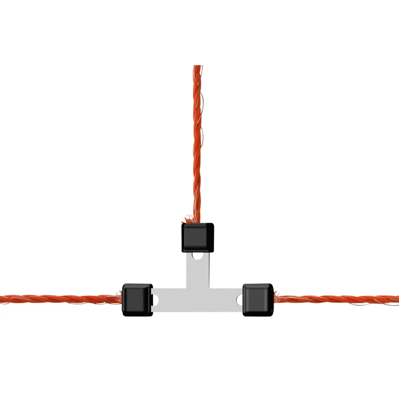 Corral Galvanised Wire T-Connector Litzclip - 5x3mm Pack