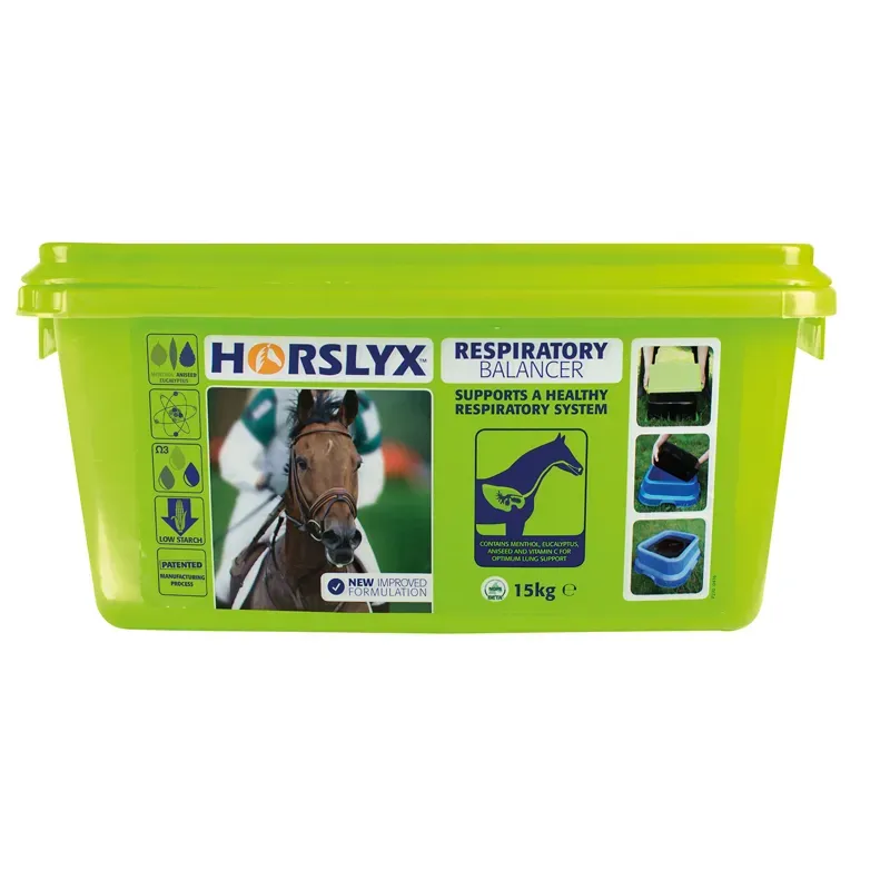 Horslyx 15kg Respiratory Balancer Lick in Green
