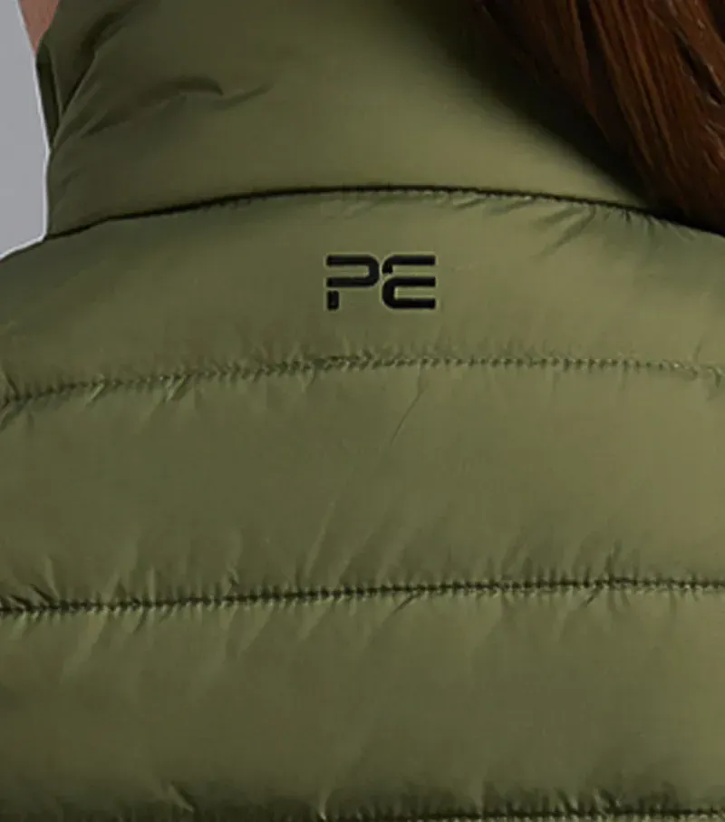 Premier Equine Junior Dante Gilet in Olive-4
