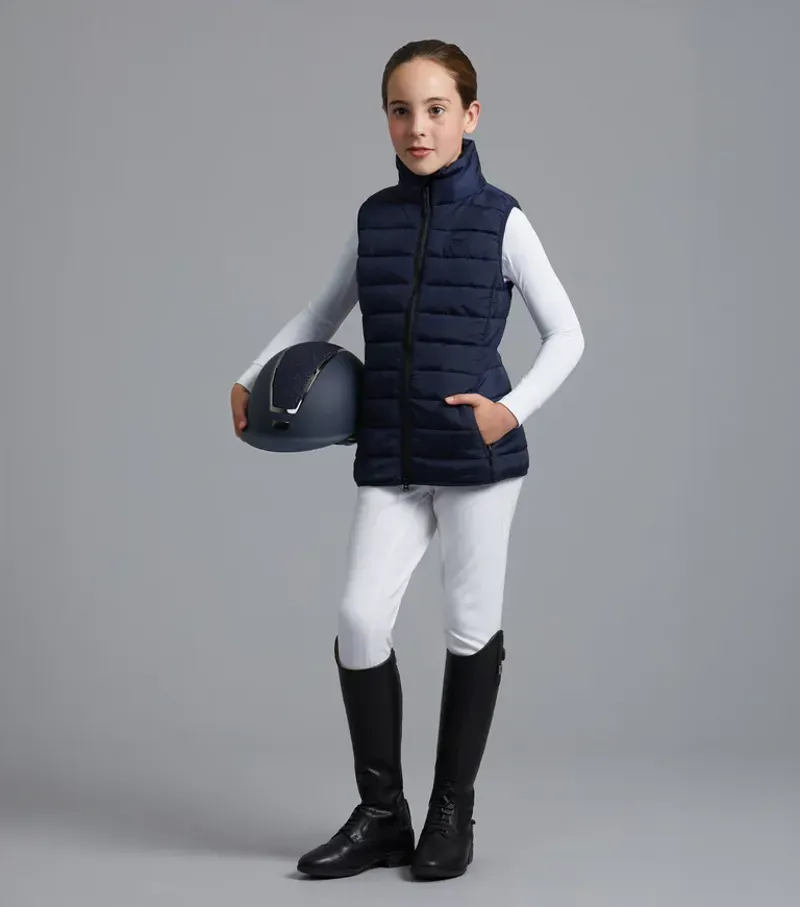 Premier Equine Junior Dante Gilet in Navy-1