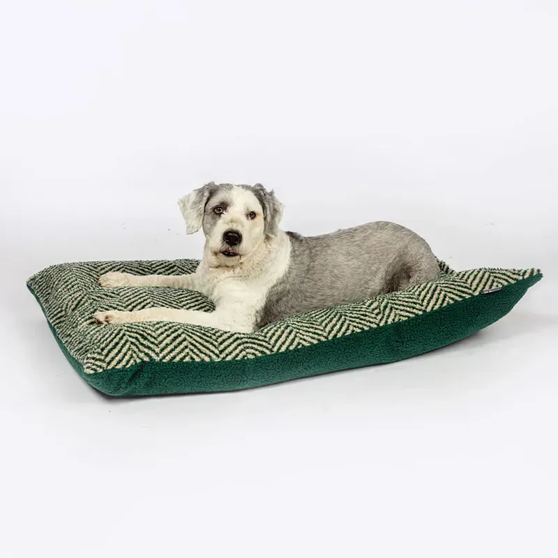 Danish Design Large Fleece Herringbone Deep Duvet in Green
