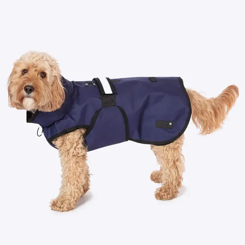 Danish Design Medium 41 cm 3-In-1 Dog Coat in Navy