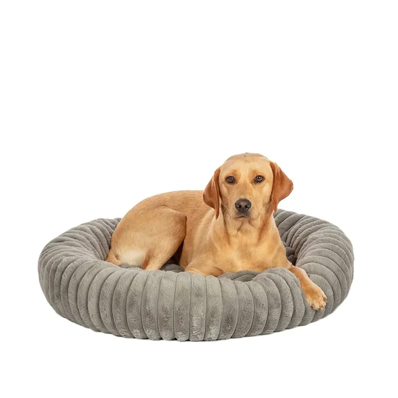 Danish Design Large 65cm Essentials Plush Donut in Smoke