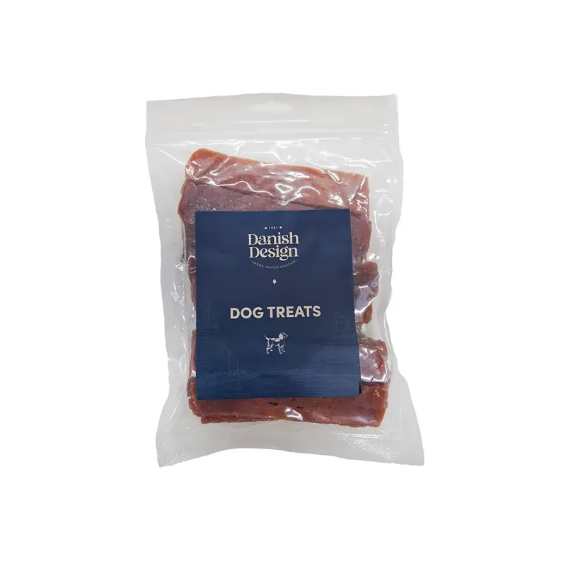 Danish Design Chicken Jerky Treats 350g in Brown