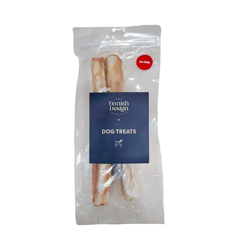 Danish Design No-Hide Treats Large Roll Chicken 180g x 2 Pieces in Brown