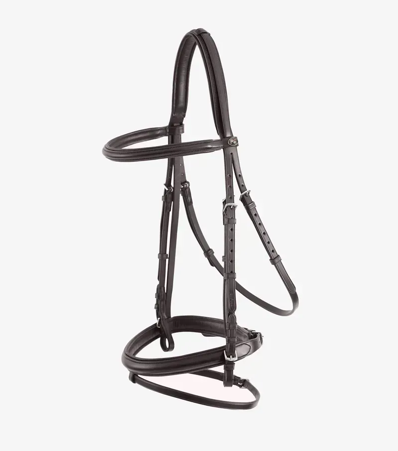 Premier Equine Delizioso Snaffle Bridle in Brown-3