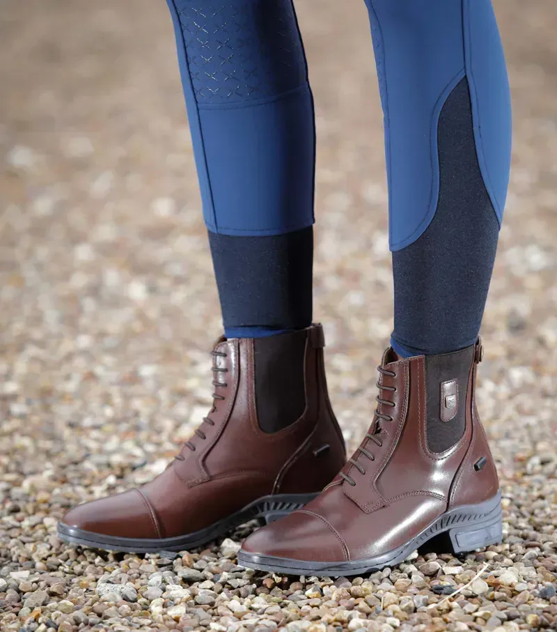 Premier Equine Ladies Denver Leather Paddock/Riding Boot in Brown-4