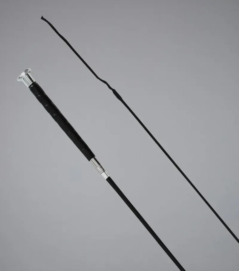 Premier Equine 110cms Deruta Dressage Whip in Black-1