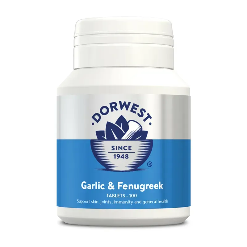 Dorwest Herbs 100 Garlic and Fenugreek Tablets