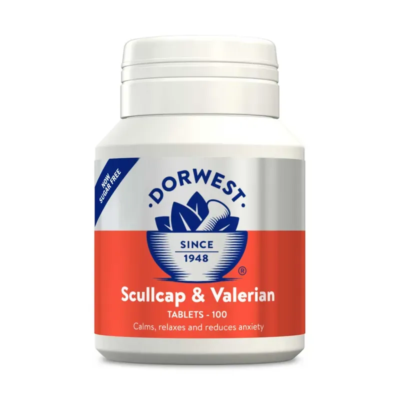 Dorwest Herbs 100 Scullcap and Valerian Tablets
