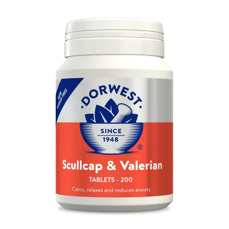 Dorwest Herbs 200 Scullcap and Valerian Tablets