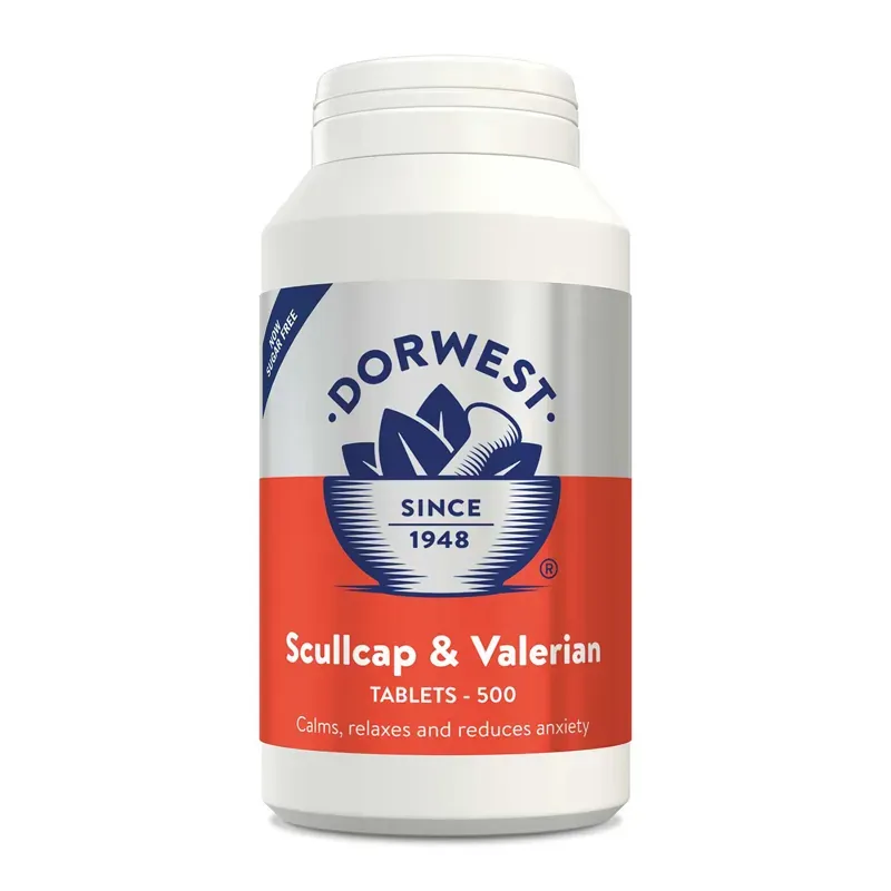 Dorwest Herbs 500 Scullcap and Valerian Tablets