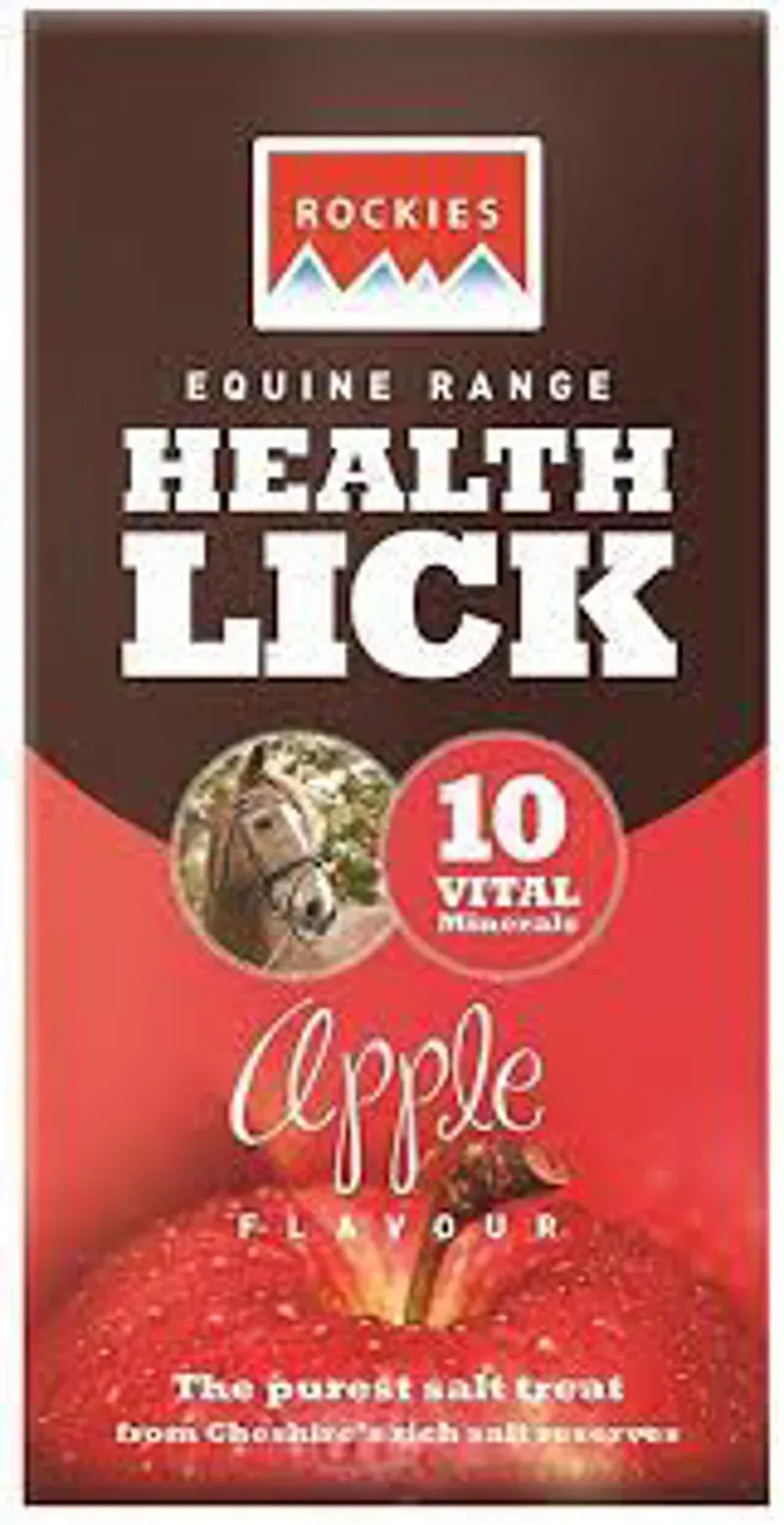Rockies Apple 10 x 2kg Flavoured Health Lick 
