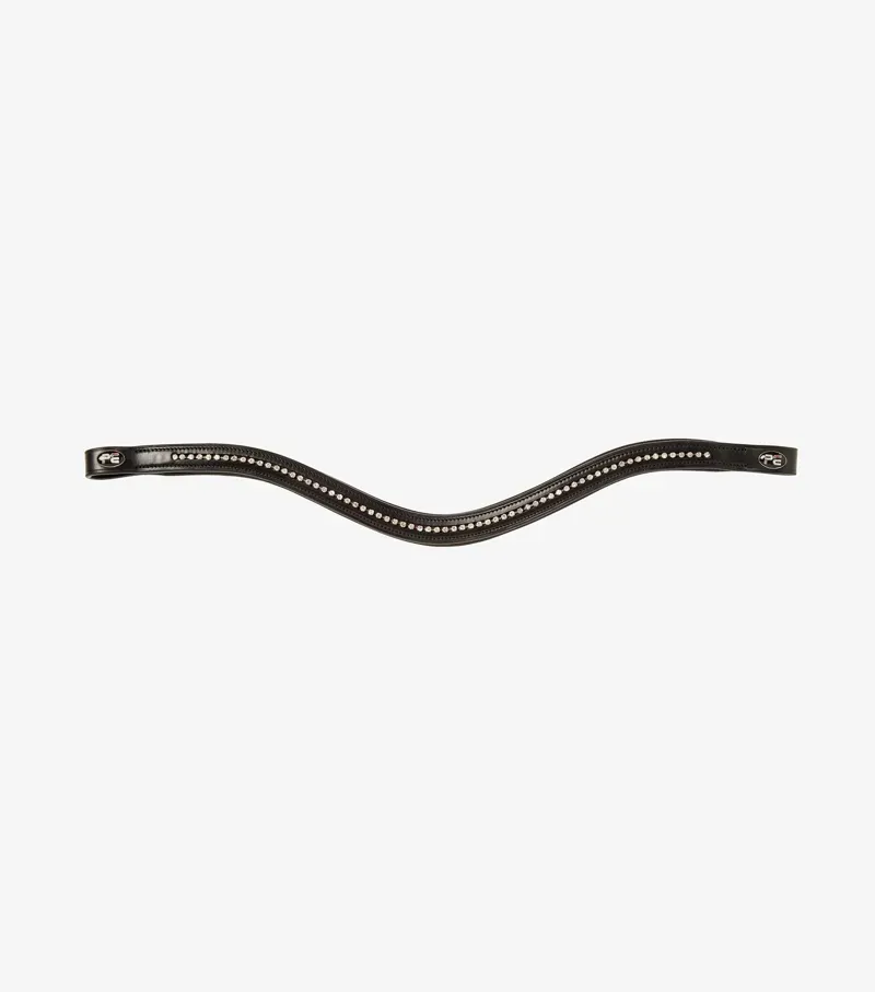 Elaborare Shaped Diamante Browband / Black