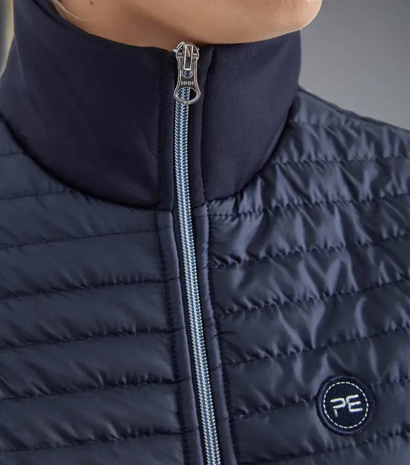 Premier Equine Ladies Elena Hybrid Technical Riding Jacket in Navy-3