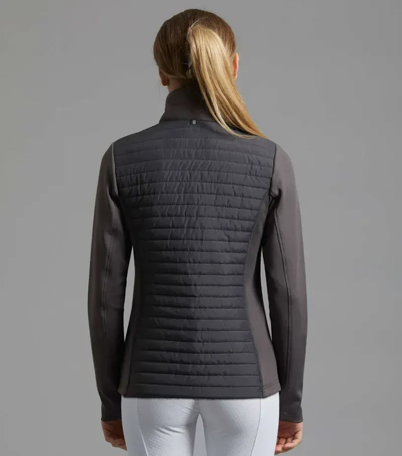 Premier Equine Ladies Elena Hybrid Technical Riding Jacket in Anthracite Grey-2