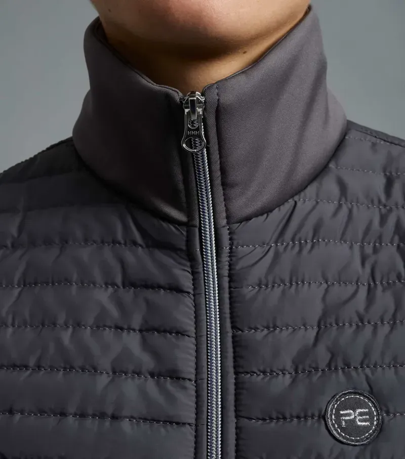 Premier Equine Ladies Elena Hybrid Technical Riding Jacket in Anthracite Grey-3