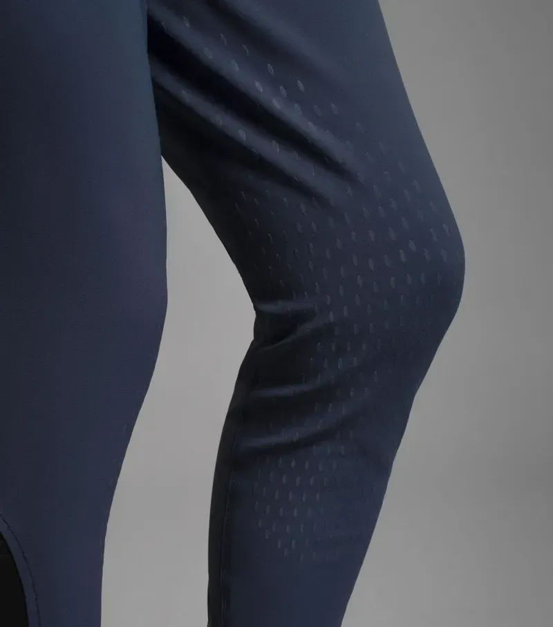 Premier Equine Emilio Gel Knee Competition Breeches in Navy-4