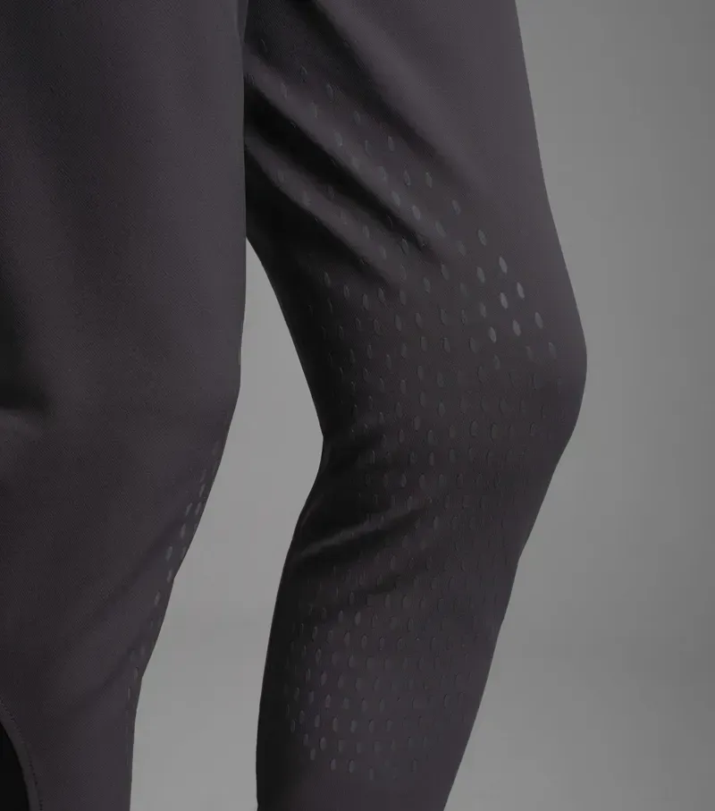 Premier Equine Emilio Gel Knee Competition Breeches in Anthracite-4