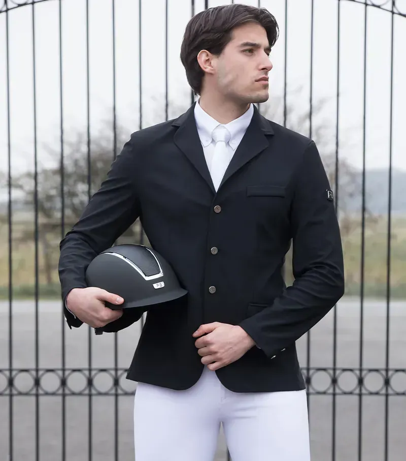 Premier Equine Enzo Competition Jacket in Black