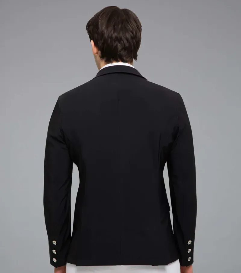 Premier Equine Enzo Competition Jacket in Black-2