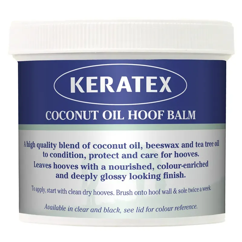 Keratex 400g Coconut Oil Black Hoof Balm in White
