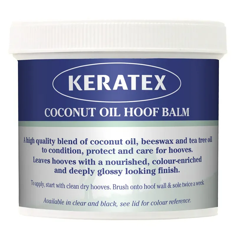 Keratex 400g Coconut Oil Clear Hoof Balm in White