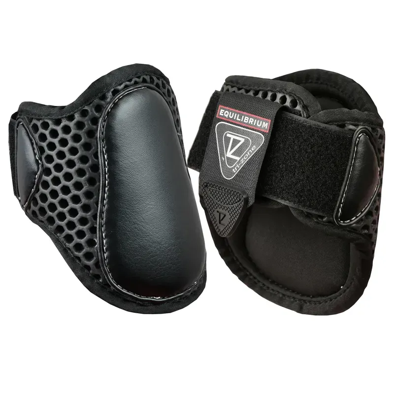 Equilibrium Tri-Zone Fetlock Boots - BLACK 