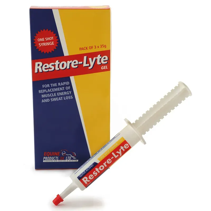 Equine Products Restore-Lyte Gel - 3x35g
