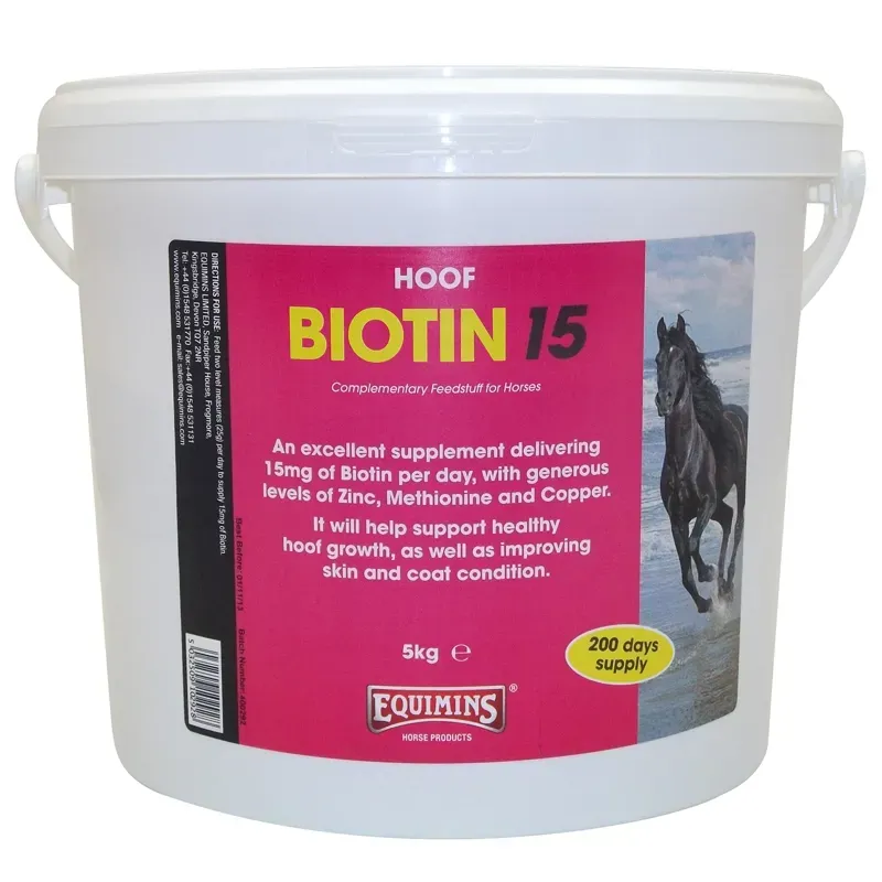 Equimins 5kg Biotin 15 Supplement
