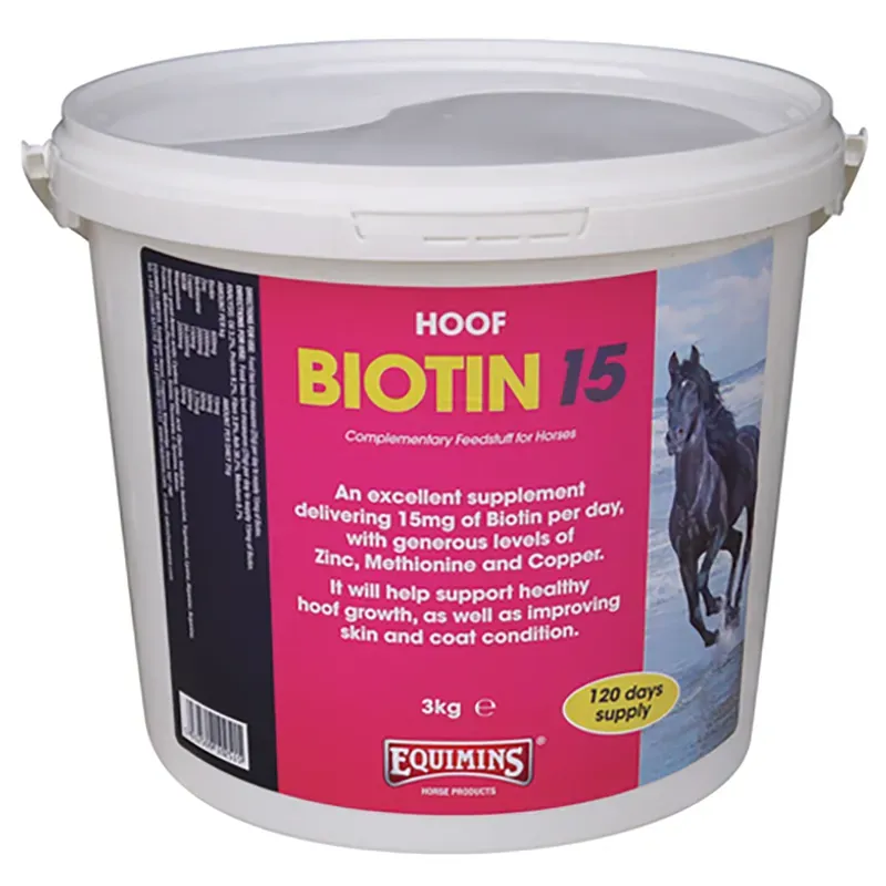Equimins 3kg Biotin 15 Supplement
