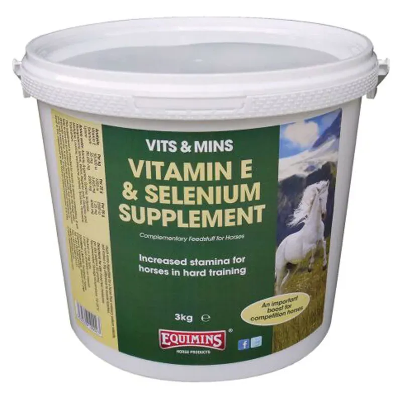Equimins 3kg Vitamin E and Selenium Supplement