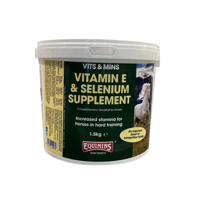 Equimins 1.5kg Vitamin E And Selenium Supplement