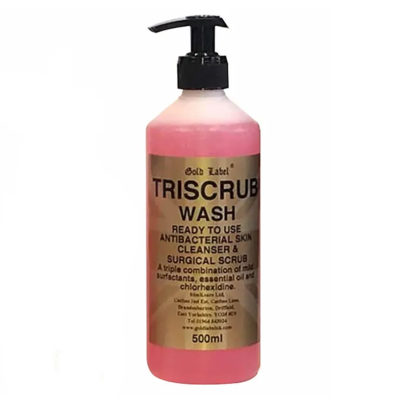 Gold Label 500ml Triscrub Wash in Pink
