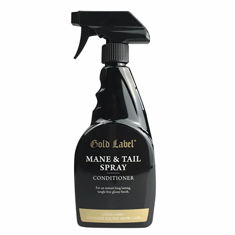 Gold Label 500ml Ultimate Mane and Tail Conditioning Spray in Black
