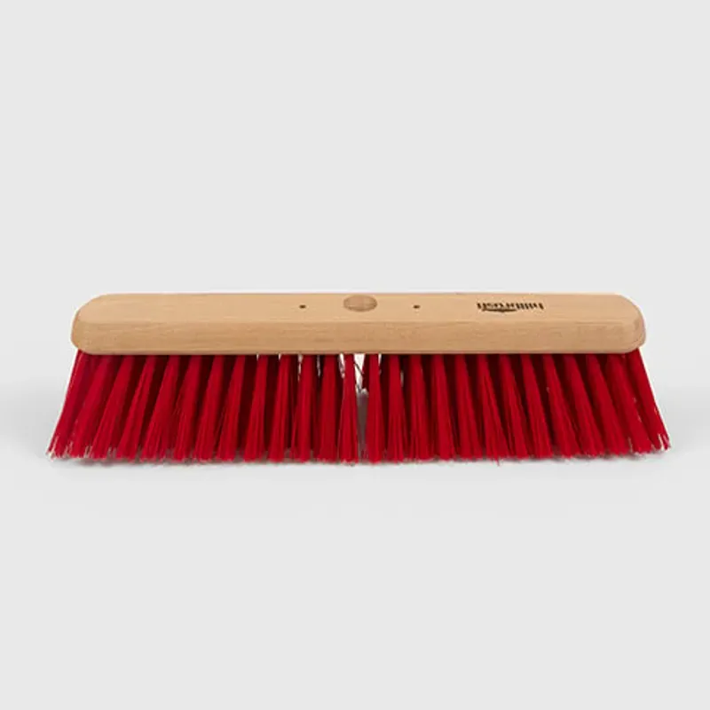 Hillbrush PVC 24in Platform Broom w/Handle in Red