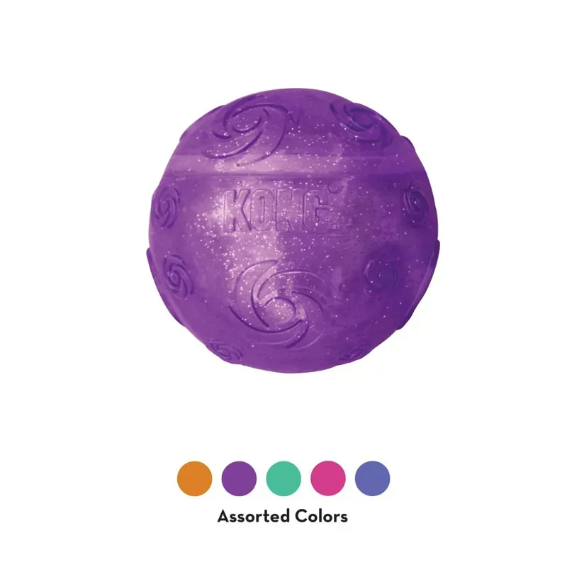 Kong Squeezz Crackle Ball Large Dog Toy in Assorted