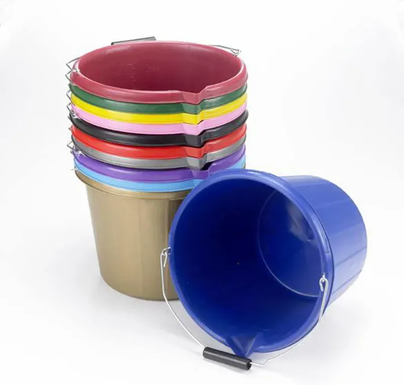 Lincoln Buckets and Plastics Stable 14l Bucket in Light Blue