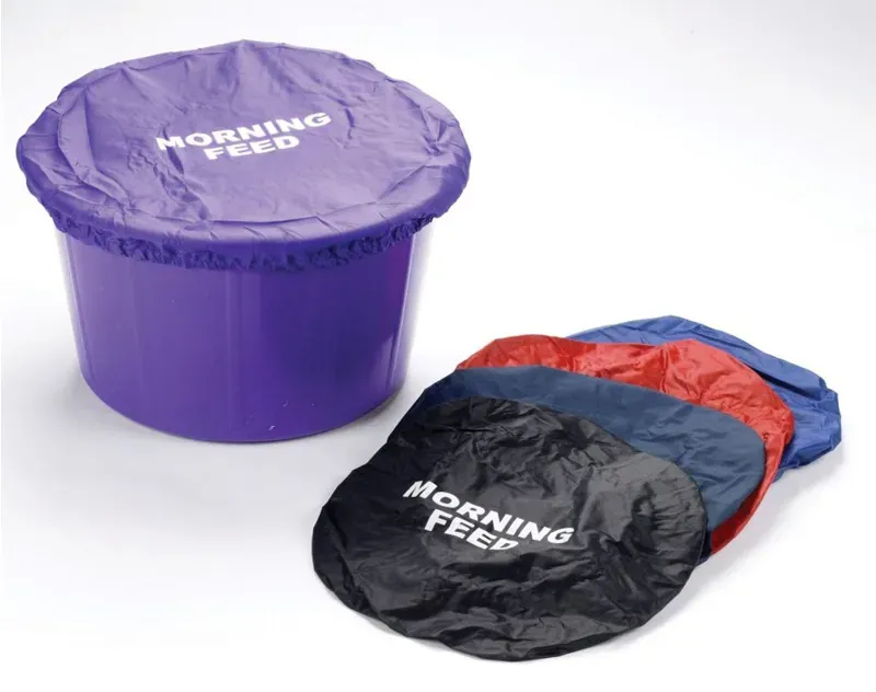 Lincoln Buckets and Plastics Morning Feed Bucket Cover in Red