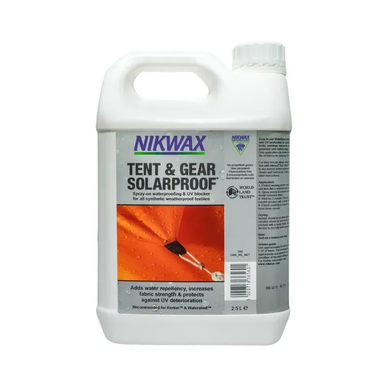 Nikwax 2.5l Tent and Gear SolarProof in White