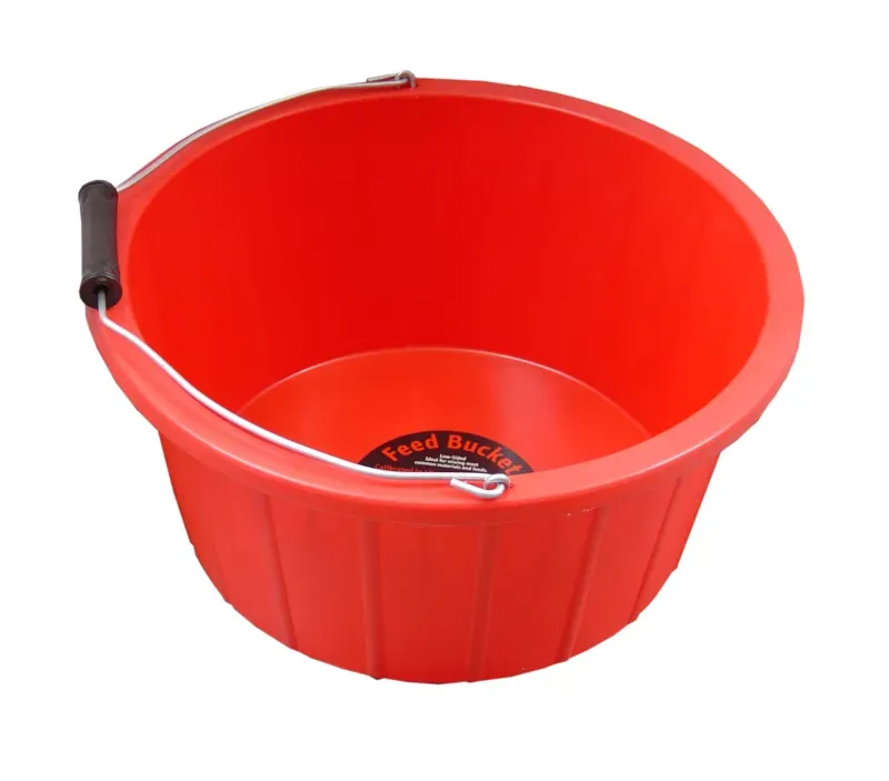 ProStable 3 Gallon Feed Bucket in Red